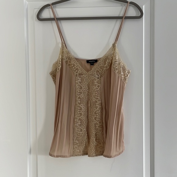 Mittoshop Crinkle Lace Trim Cami NWT Size Large - Picture 1 of 5